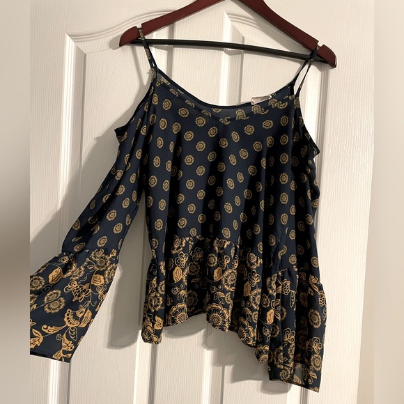 Sienna sky boho cold shoulder blouse - Picture 1 of 4